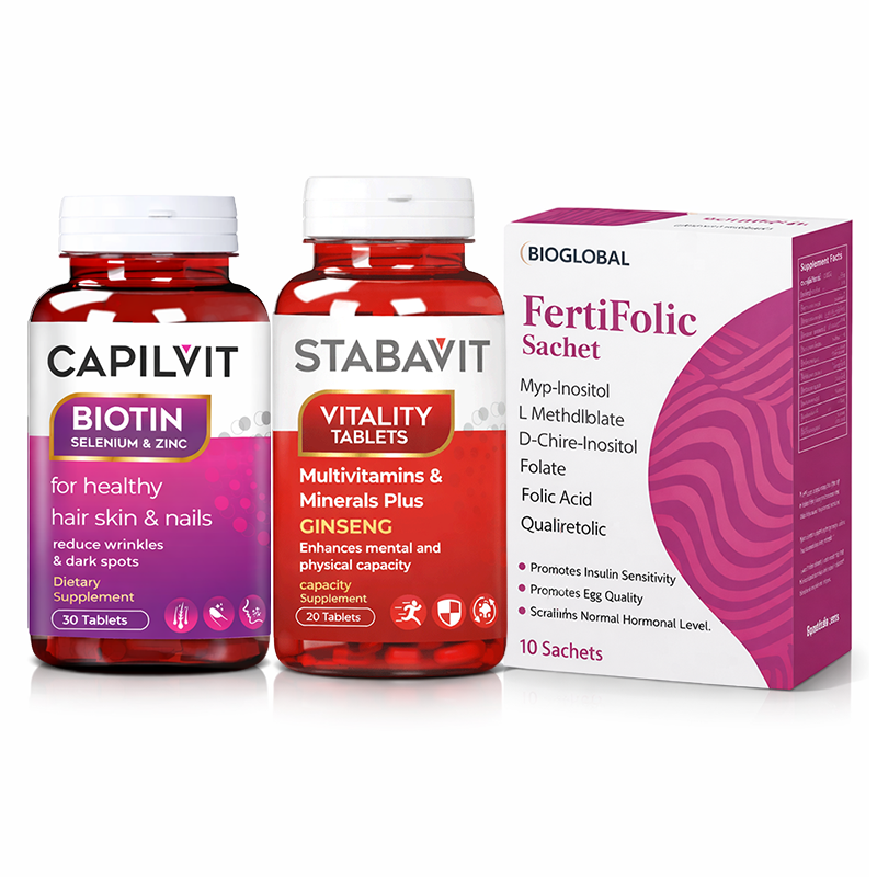 Capilvit + Fertifolic + Stabavit Bundle